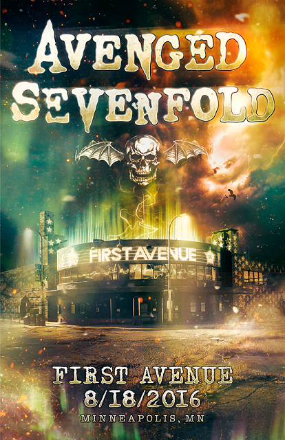 avenged sevenfold tour mn